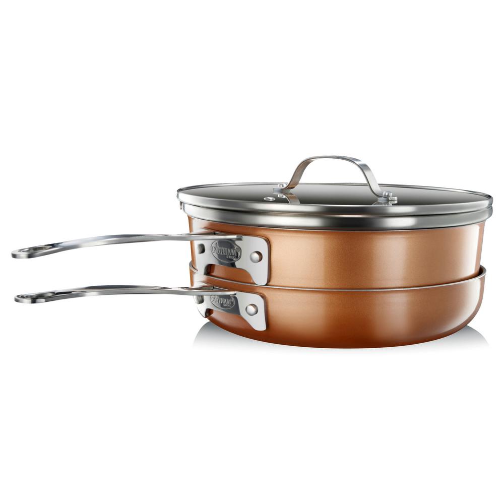 Stackable Pot Set, Stainless Steel