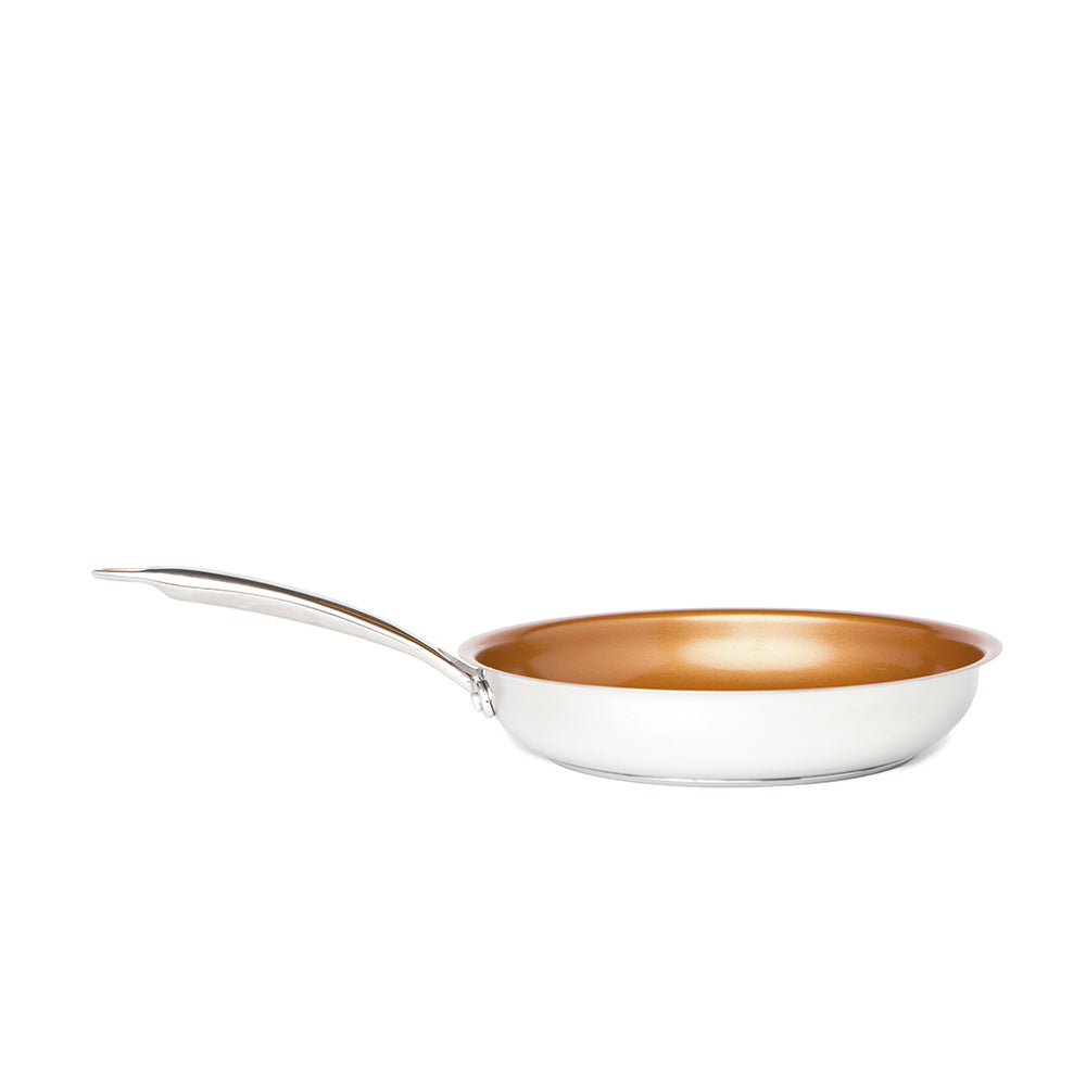 Gotham Steel Natural Collection 12in Frying Pan in Cream