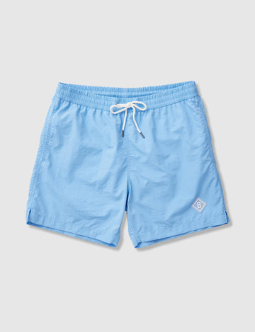 Sean Solid Swim Shorts - Light Blue – Blazer Clothing