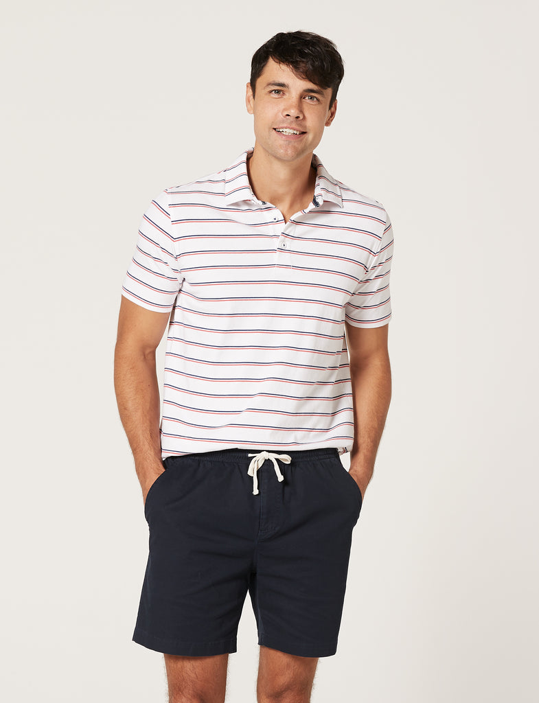 Portsea Stretch Twill Shorts - Dark Navy – Blazer Clothing