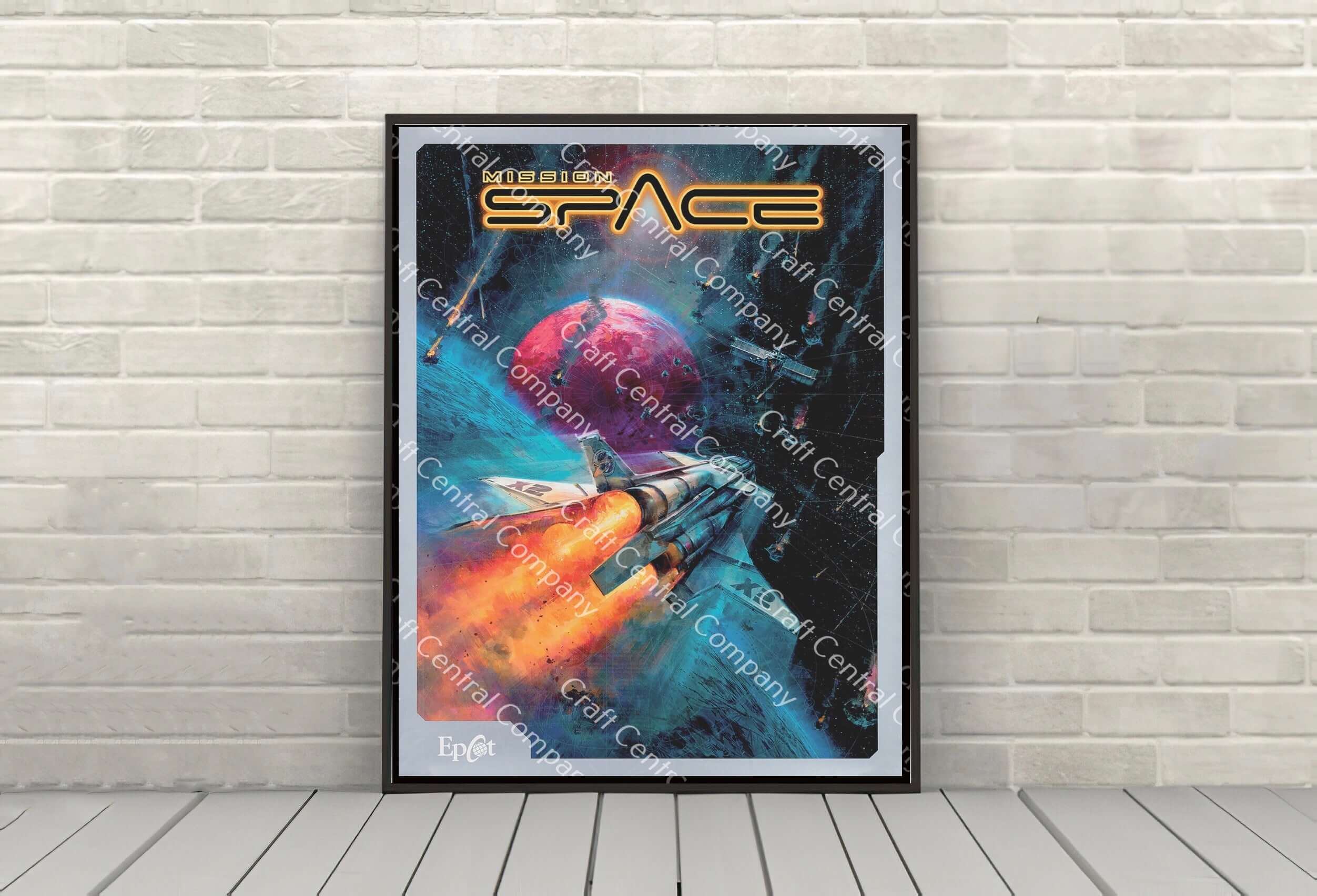 Mission Space Epcot Center Posters Craftcentralcompany