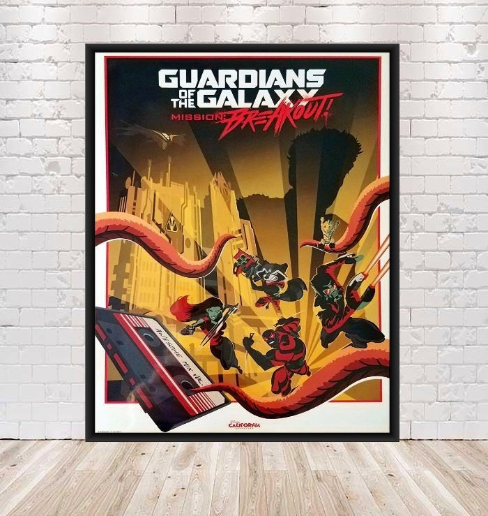 Guardians Of Galaxy Mission Breakout Poster Craftcentralcompany