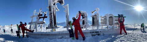 Ski luge à Flaine dans le grand massif