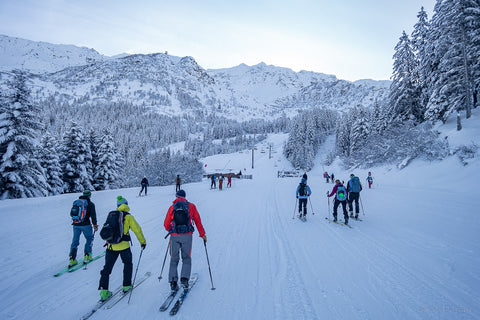 ski rando enfant famille activité hiver luge randonnée matériel enfant