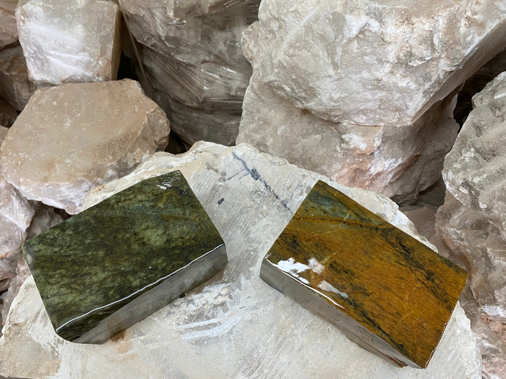 Stone Indian Gray/Green Soapstone 20Lb Block 5X5x9 #011024