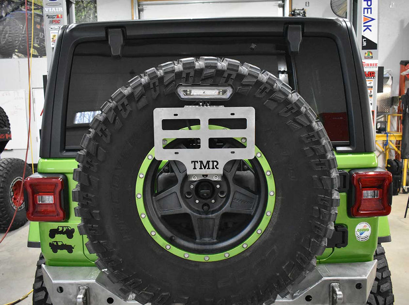 Jeep Wrangler JL License Plate Mount/Relocation Bracket TMR Customs Inc.
