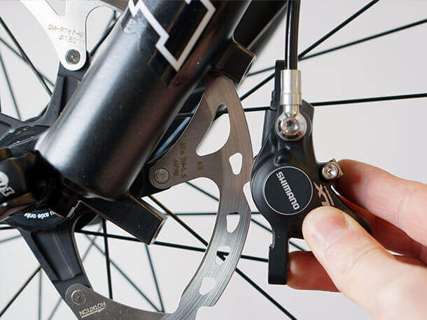 removing shimano brake calliper from frame