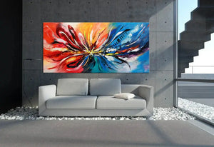 Christmas Abstract Angel Paintings – Modern Art - Amazing Abstract 28 - LargeModernArt