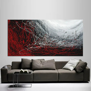 Original Pollock Style Artwork | Abstract Art - Beauty of Strings 10 - LargeModernArt