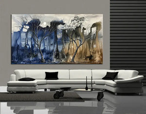 Tree Landscape Wall Art Home Decor For Luxury Homes | Reaching to Sky - LargeModernArt