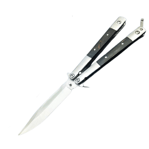 Balisong Butterfly Knife Silver - Edge Import