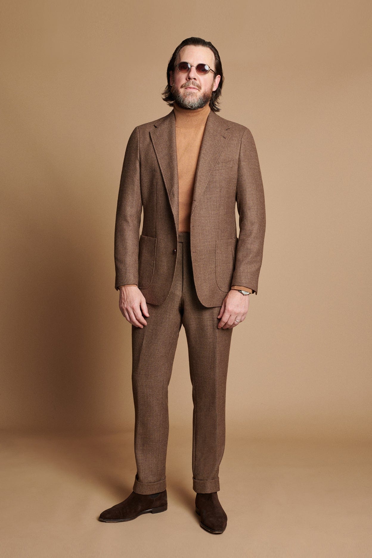 Birdseye Tweed Suit