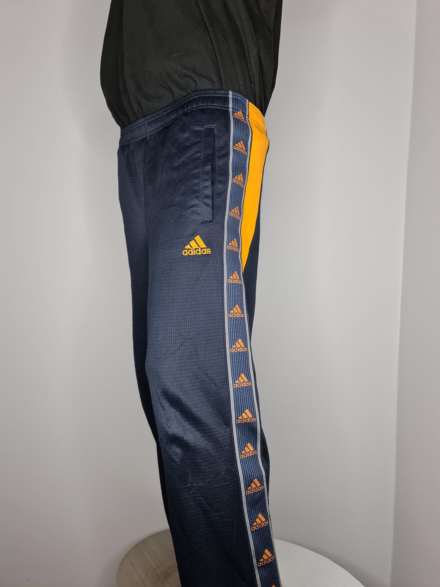 navy blue adidas track pants womens