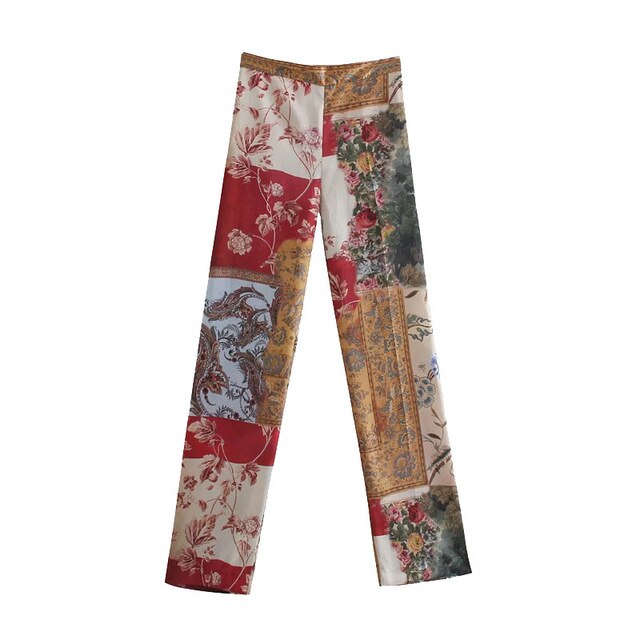 PATCHWORK TROUSERS
