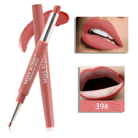 14 Color Double-end Lip Makeup Lipstick Pencil