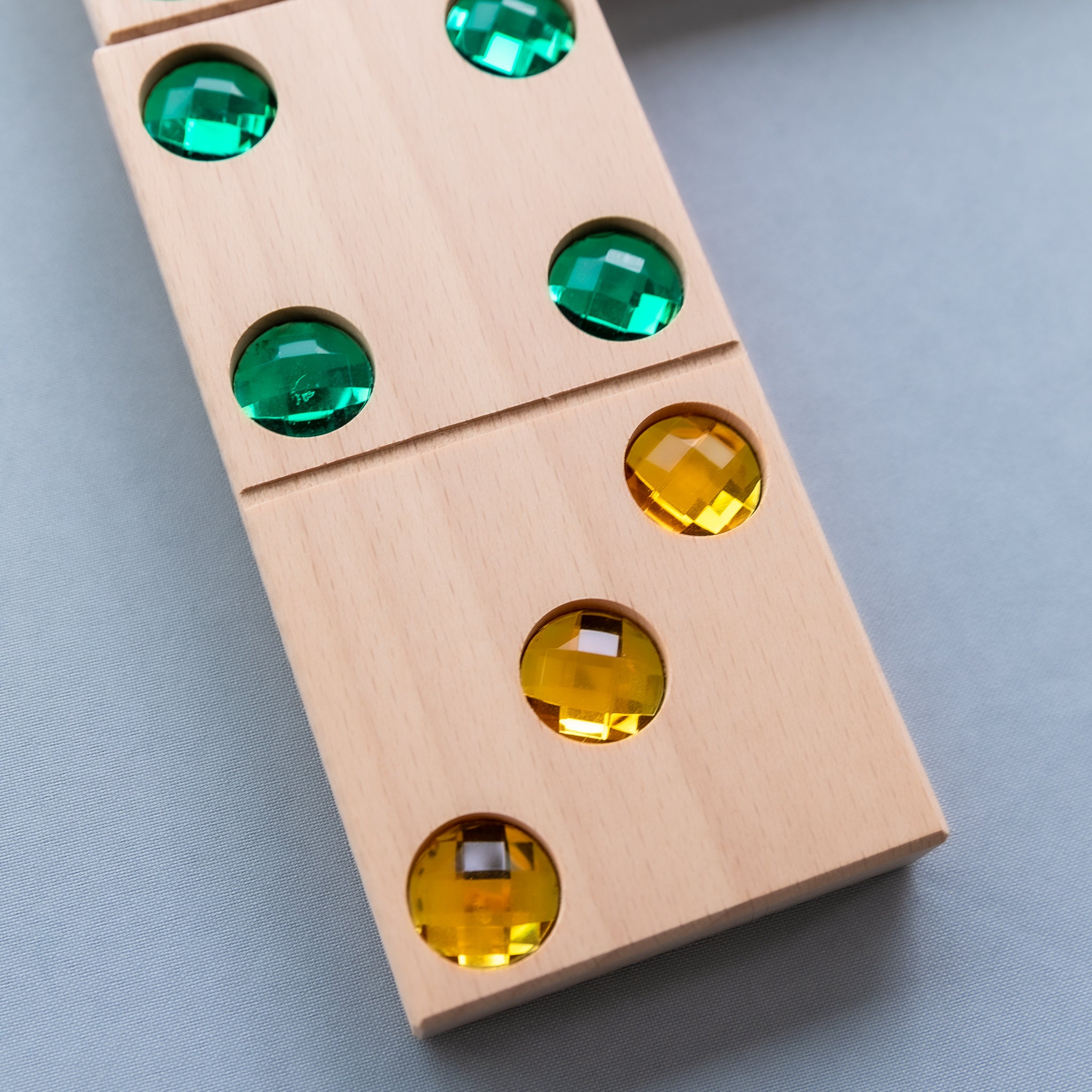 Aanzetten ontwikkelen intellectueel BAJO | Wooden Jeweled Domino XXL - Playroom Collective