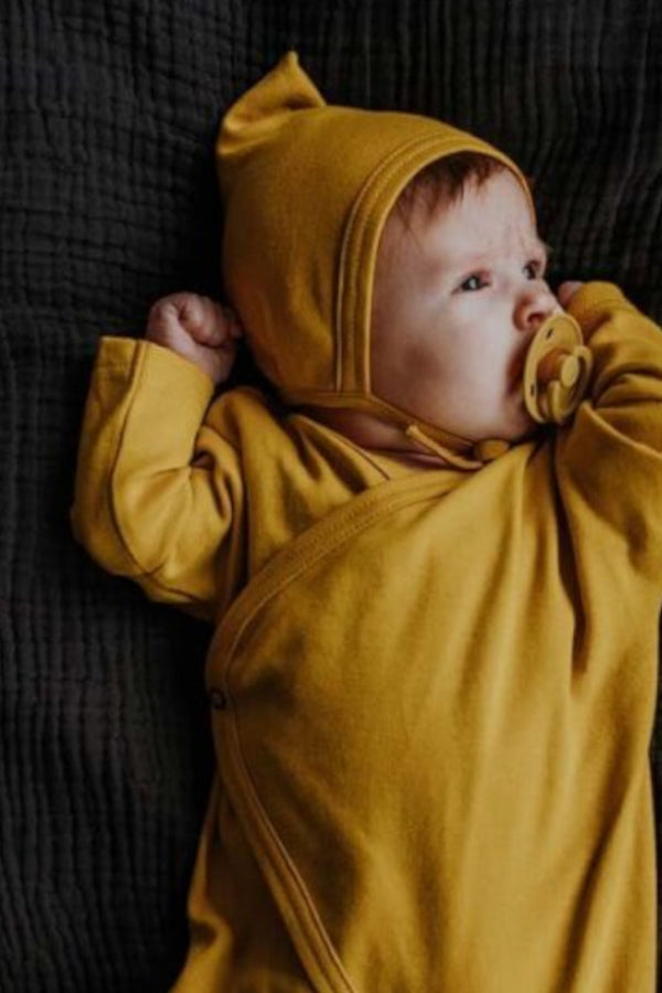 Vauvan keltainen puuvillahattu – Reav