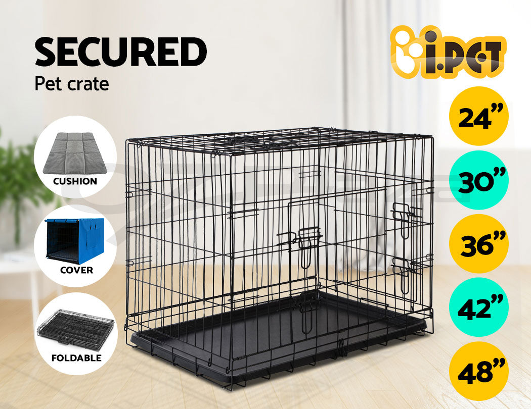 Dog crate cover cushion dog products i.Pet 