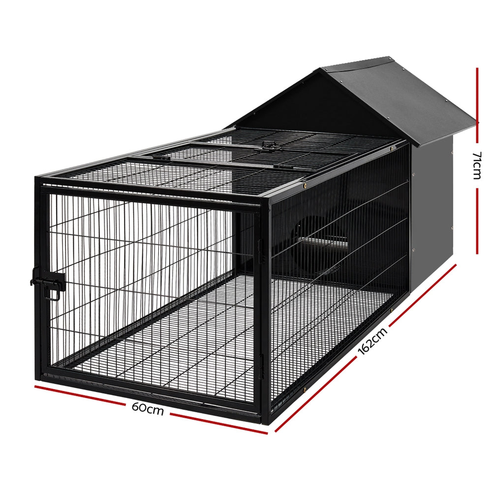 steel rabbit cage