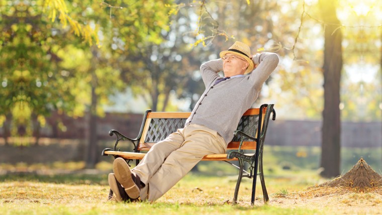 relaxed old man | 6 Ways Cannabis Shows Promise To Relieve Chronic Disease In Seniors | Blumenes CBD Blog