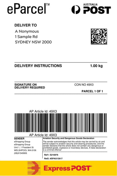 The_Spy_Store_Shipping_Label_Sample
