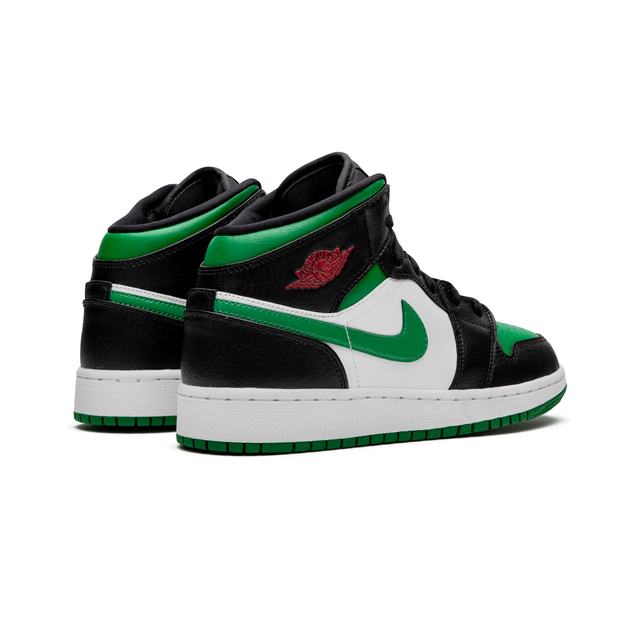 jordan mid 1 green toe