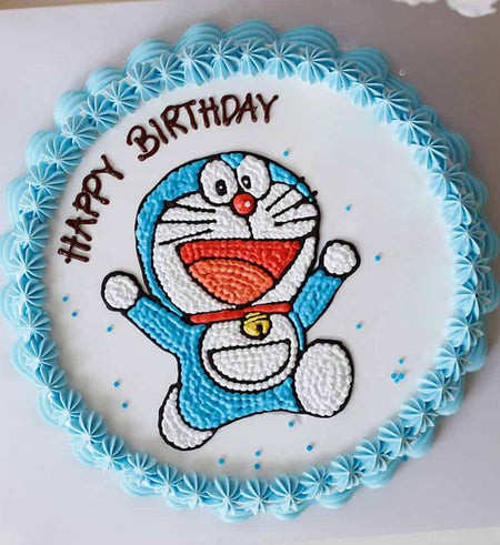 Bánh vẽ Doraemon là món trang trí bánh cực kỳ độc đáo và dễ thương. Nếu bạn yêu thích những chú mèo máy trong bộ truyện tranh, hãy đến và chiêm ngưỡng những chiếc bánh thật xinh xắn này nhé!