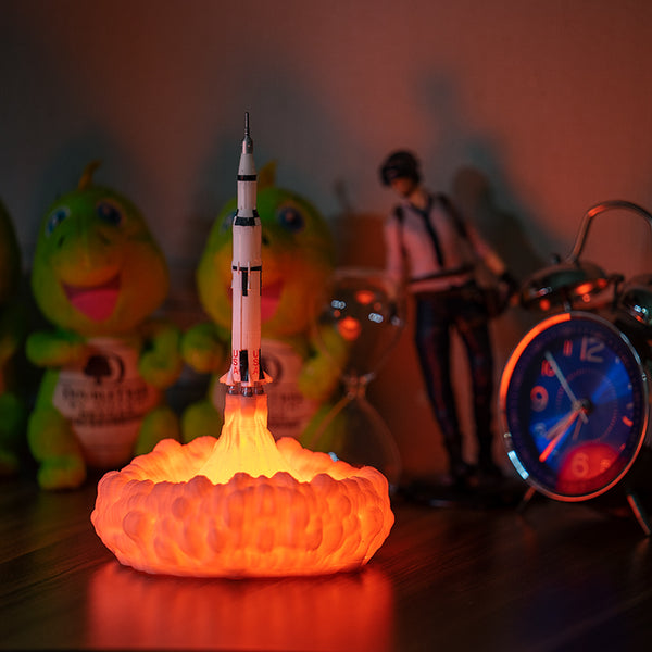 rocketship lamp