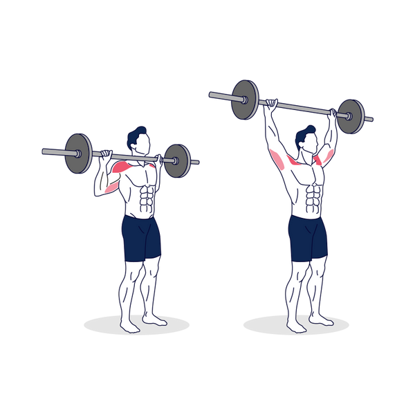 Standing Barbell Shoulder Press