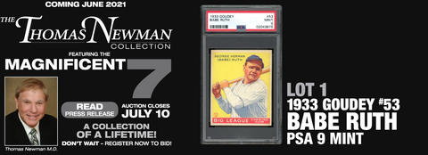 Thomas Newman Trading Card Collection for Auction