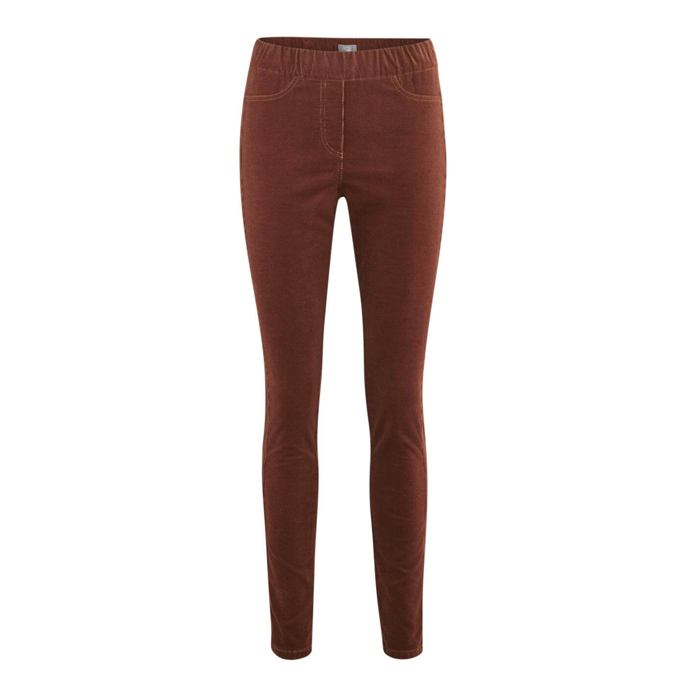 Corduroy Stretch Trousers Cognac – Jolie Kai