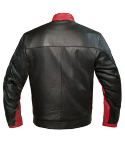 Men's Stylish Superb Real Faux Leather Bomber Biker Jacket #535-FL