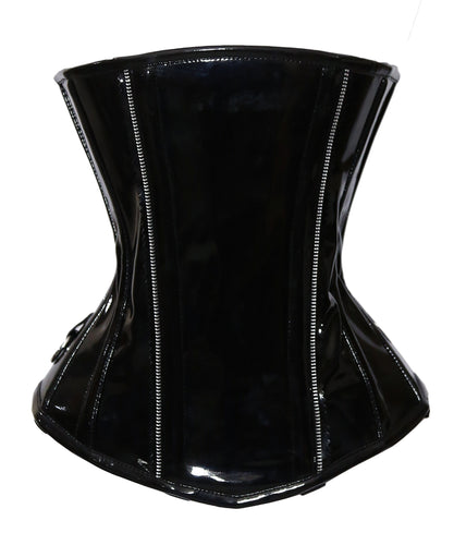 Heavy Duty 26 Double Steel Boned Waist Training PVC Overbust Tight Shaper  Corset #8462-D-PVC