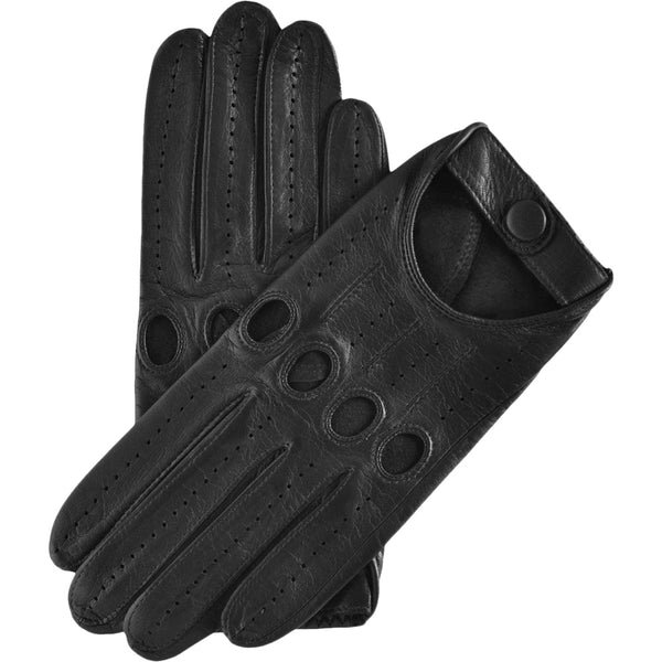Dents Men's Fingerless Leather Driving Gloves Eng Tan XL