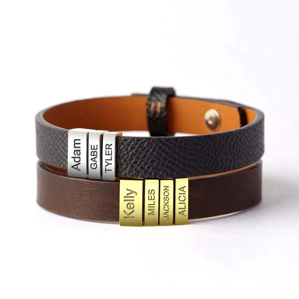 ORFAN Personalized Mens Braid Leather Bracelets with  Ubuy India