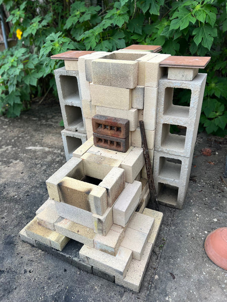 rocket kiln furnace rebuild