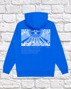 ANOINTED FRENCH BLUE HOODIE