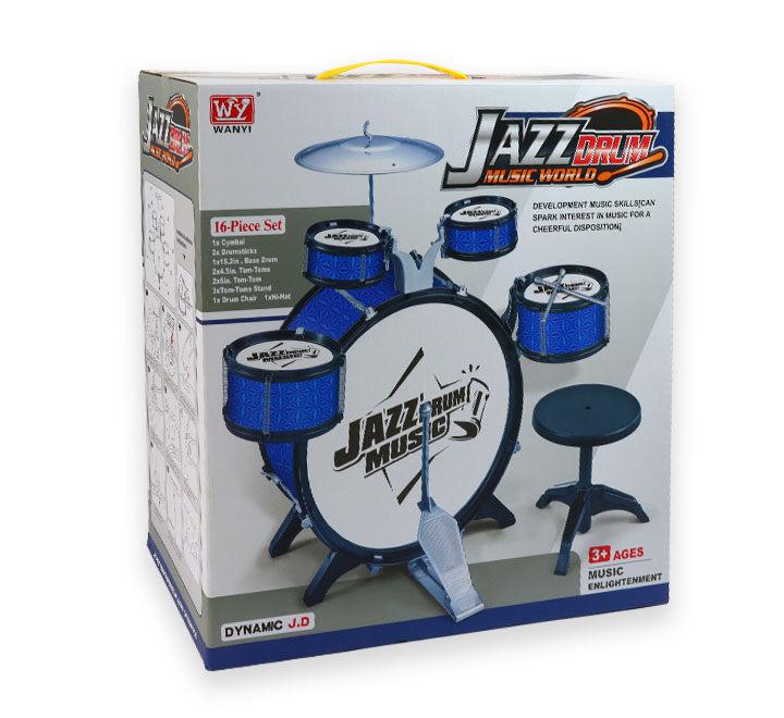 Jazz Drum Music World Children Play Toy Multicolour – Saving Home