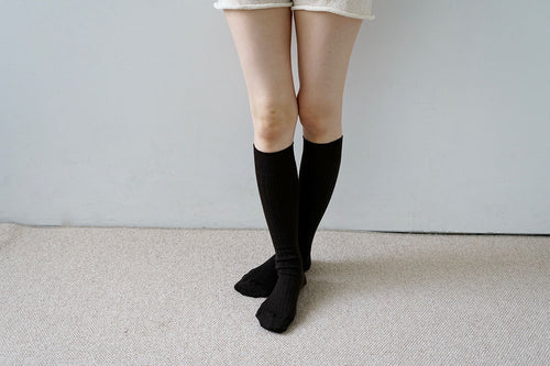 Merino Wool Ribbed Tights – artemesia