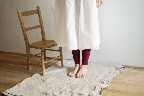 Silk Ribbed Leggings l hakne – Knitwin Sock Store