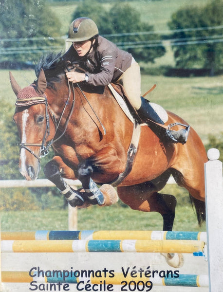 Sylvie Kranzler horse jumping.