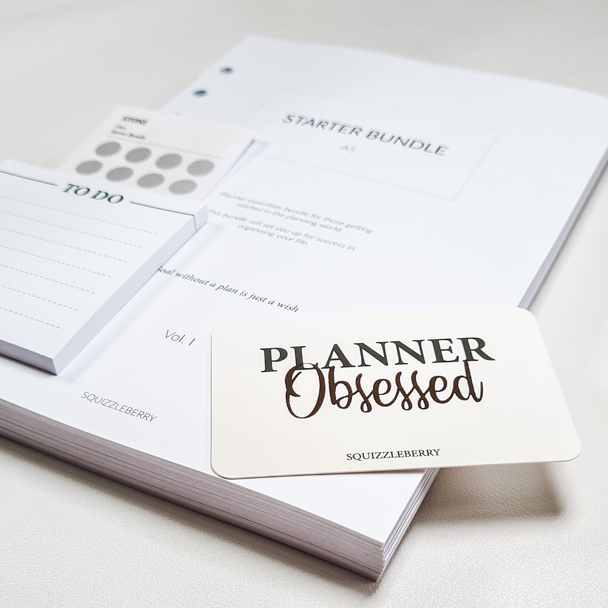 starter planner bundle for beginners in minimal planning