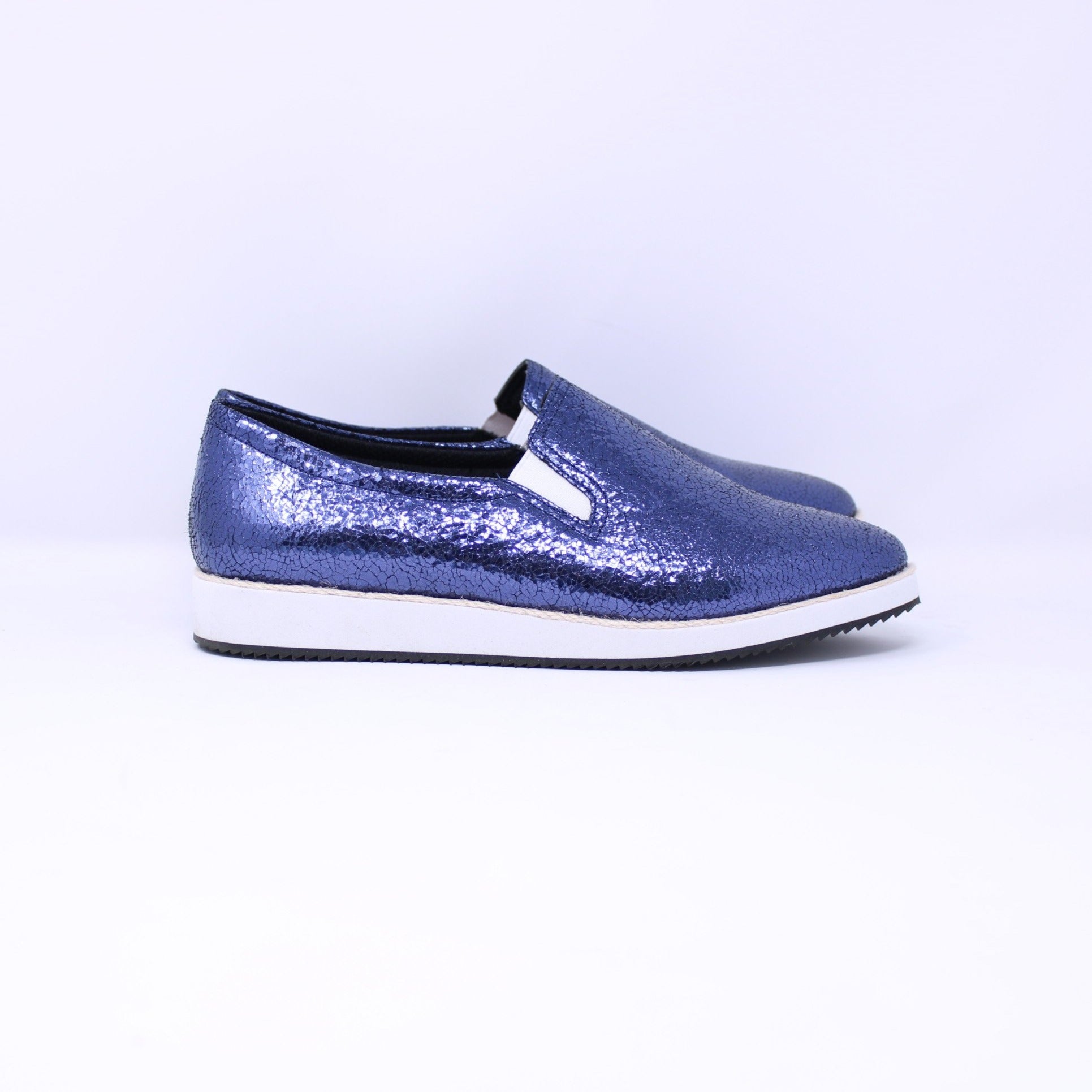 Esporre Trump Ladies Navy Flats 