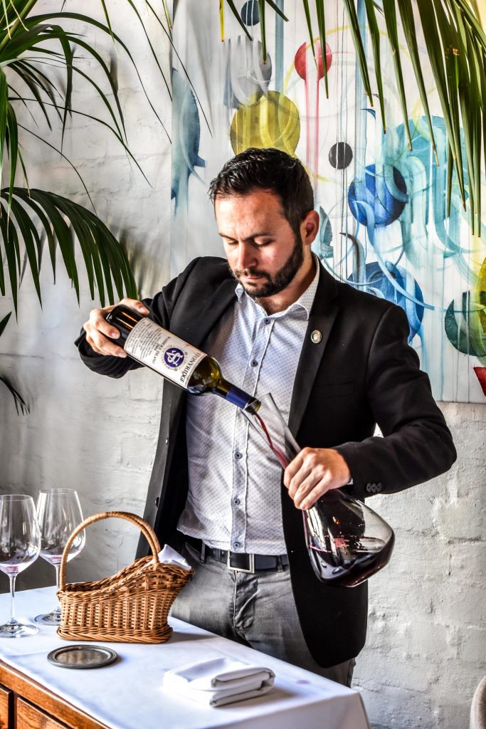 Award winning Sommelier Andrea Martinisi