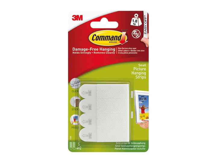 Buy 3M Command Micro Hooks (3 hooks & 4 Small Strips) Online at