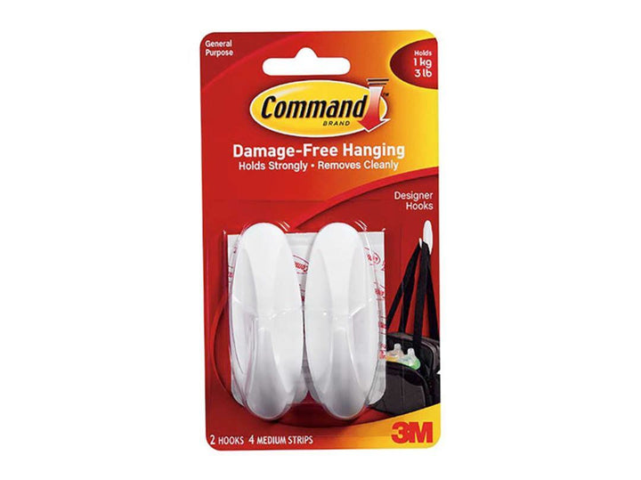 3M Command Round Cord Wire Organizer CLEAR Wall Hooks 4 Clips 5 Strips  17017CLR