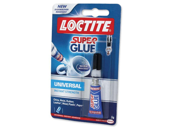 Loctite Super Glue Glass Bond 3g Tube Crystal Tinted Clear Opaque & Blown  Glass 5010266145600