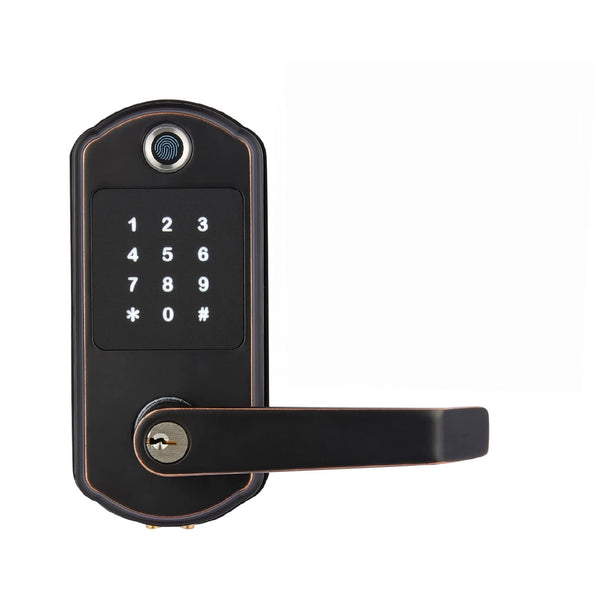 Keyless Entry Door Lock Fingerprint Waterproof Cerradura Inteligente  Fechadura Eletronica Smart Door Lock Smart Door Lock (Color : X7ty-5085  Size 