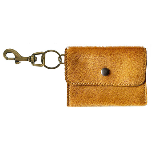 Coin Purse Key Chain - Antique Rose Gold – Kim White Bags/Belts