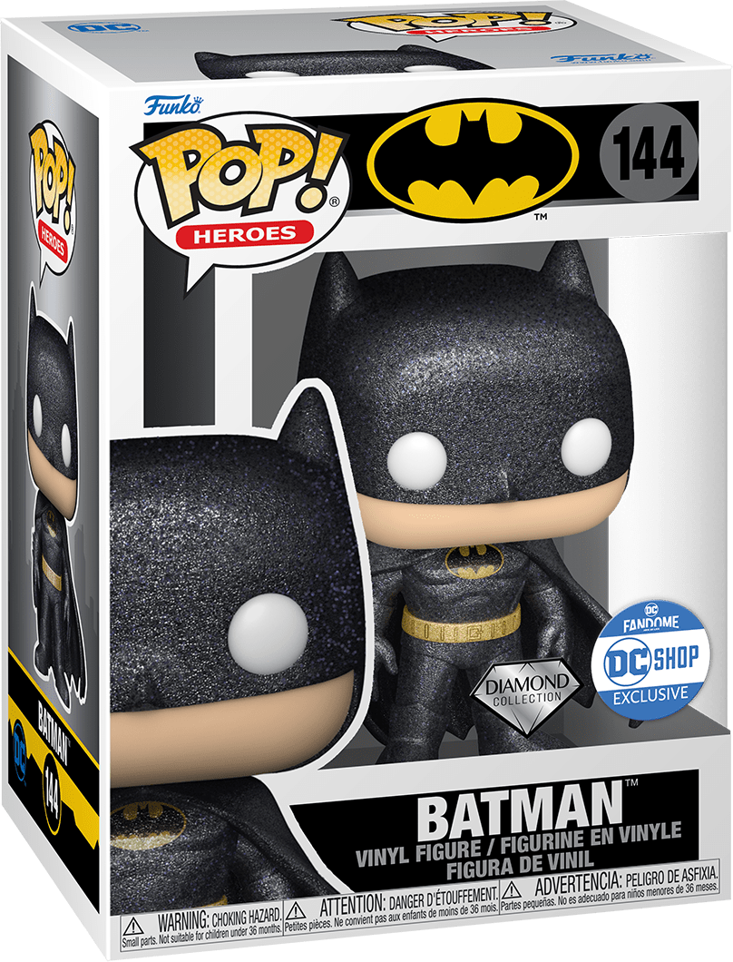 BATMAN #144 (DIAMOND) (DC SHOP EXCLUSIVE STICKER) FUNKO POP| THE KING'S  KEEP, LLC